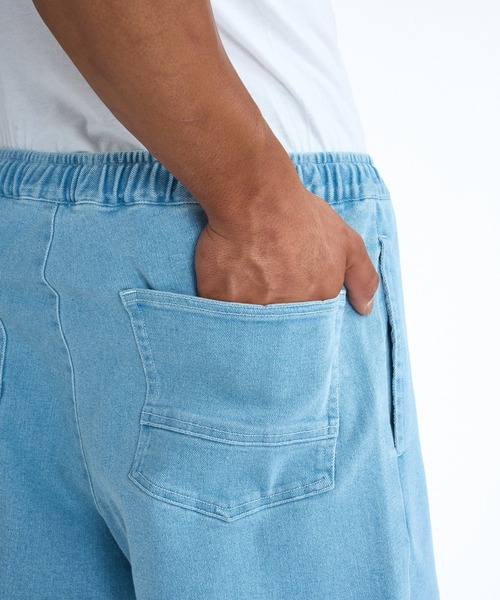 DC SHOES（ディーシーシューズ）の「DC SHOES メンズ 26 WIDE SHORT ショートパンツ 【2026年春夏モデル】/ウエストゴムデニムショーツ（デニムパンツ・メンズ・ライトブルー/ブラック系その他・MEDIUM/LARGE/X-LARGE）」の12枚目の写真
