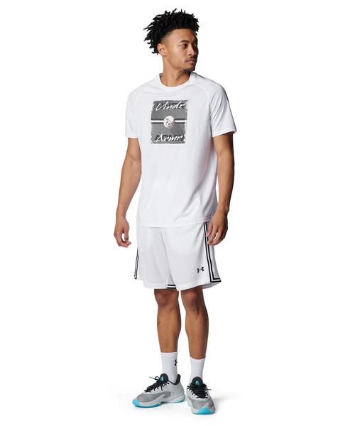 UNDER ARMOUR(アンダーアーマー)の「UAドリーマーズ ロゴ ショートスリーブ Tシャツ(バスケットボール/メンズ)(Tシャツ/カットソー・メンズ・ホワイト・L/M/XL/2XL/S/3XL)」の3枚目の写真