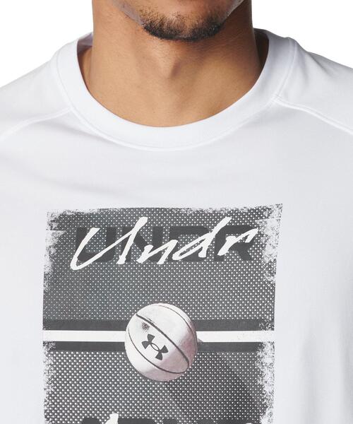 UNDER ARMOUR(アンダーアーマー)の「UAドリーマーズ ロゴ ショートスリーブ Tシャツ(バスケットボール/メンズ)(Tシャツ/カットソー・メンズ・ホワイト・L/M/XL/2XL/S/3XL)」の4枚目の写真