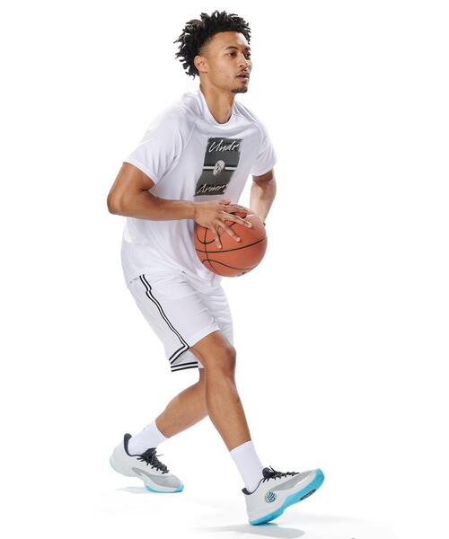 UNDER ARMOUR(アンダーアーマー)の「UAドリーマーズ ロゴ ショートスリーブ Tシャツ(バスケットボール/メンズ)(Tシャツ/カットソー・メンズ・ホワイト・L/M/XL/2XL/S/3XL)」の5枚目の写真