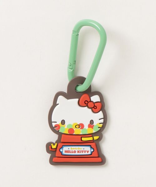 sanrio / サンリオ 】 ハローキティ ラバーマスコット付きカラビナ SKE