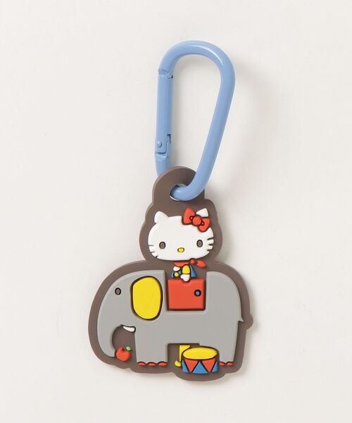 sanrio / サンリオ 】 ハローキティ ラバーマスコット付きカラビナ SKE