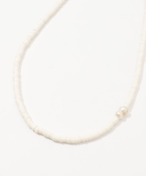 TOMORROWLAND （トゥモローランド）の「Raponesa General Store ILHABEL Double ネックレス（ネックレス・レディース・ホワイト/イエロー・FREE）」の4枚目の写真