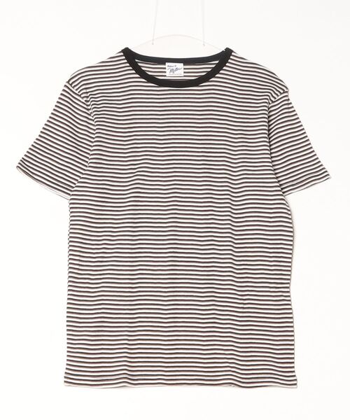 MILLER（ミラー）の「Robert P. Miller / パネルリブ半袖 / 109C（Tシャツ/カットソー・メンズ・ブラック系その他2/イエロー系その他/グレー系その他/チャコールグレー/ブルー/ブラック系その他/ホワイト系その他2/グレー/グレー系その他2/ミント/ホワイト系その他3/ブラウン/ホワイト・LARGE/X-LARGE/MEDIUM）」の16枚目の写真