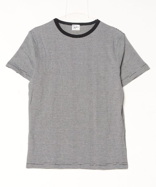 MILLER（ミラー）の「Robert P. Miller / パネルリブ半袖 / 109C（Tシャツ/カットソー・メンズ・ブラック系その他2/イエロー系その他/グレー系その他/チャコールグレー/ブルー/ブラック系その他/ホワイト系その他2/グレー/グレー系その他2/ミント/ホワイト系その他3/ブラウン/ホワイト・LARGE/X-LARGE/MEDIUM）」の18枚目の写真
