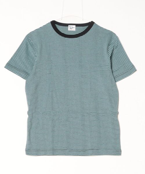 MILLER（ミラー）の「Robert P. Miller / パネルリブ半袖 / 109C（Tシャツ/カットソー・メンズ・ブラック系その他2/イエロー系その他/グレー系その他/チャコールグレー/ブルー/ブラック系その他/ホワイト系その他2/グレー/グレー系その他2/ミント/ホワイト系その他3/ブラウン/ホワイト・LARGE/X-LARGE/MEDIUM）」の19枚目の写真
