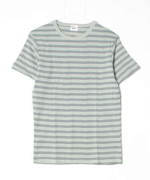 MILLER（ミラー）の「Robert P. Miller / パネルリブ半袖 / 109C（Tシャツ/カットソー・メンズ・ブラック系その他2/イエロー系その他/グレー系その他/チャコールグレー/ブルー/ブラック系その他/ホワイト系その他2/グレー/グレー系その他2/ミント/ホワイト系その他3/ブラウン/ホワイト・LARGE/X-LARGE/MEDIUM）」の20枚目の写真