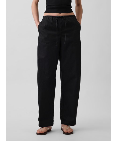 GAP(ギャップ)の「ポプリン イージーウエスト バレルパンツ(その他パンツ・レディース・ブラック/オフホワイト/ブルー/ブラウン・S/XS/L/M/XXS)」の3枚目の写真