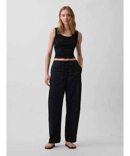 GAP(ギャップ)の「ポプリン イージーウエスト バレルパンツ(その他パンツ・レディース・ブラック/オフホワイト/ブルー/ブラウン・S/XS/L/M/XXS)」の15枚目の写真