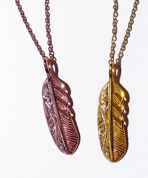 セール】Feather reversible necklace/【ハワイアンジュエリー