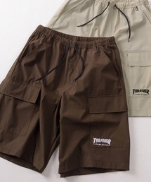 THRASHER（スラッシャー）の「【70】【THRASHER/スラッシャー】ワンポイント刺繍 ナイロン ストレッチ カーゴショーツ/吸水速乾/接触冷感（カーゴパンツ）」