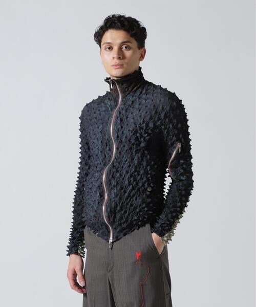 ジャケット・アウター MASU STAR JACQUARD WORK JACKET 22SS BLK MA QUAD JACQUARD WORK JACKET - Black