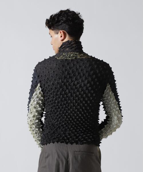 MASU(エムエーエスユー)の「MASU/エムエーエスユー/SPIKY FLIGHT JACKET/M26U6BL002(その他アウター・メンズ・ブラック/モスグリーン・48)」の4枚目の写真
