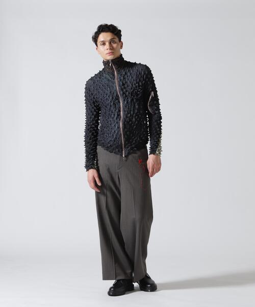 MASU(エムエーエスユー)の「MASU/エムエーエスユー/SPIKY FLIGHT JACKET/M26U6BL002(その他アウター・メンズ・ブラック/モスグリーン・48)」の5枚目の写真