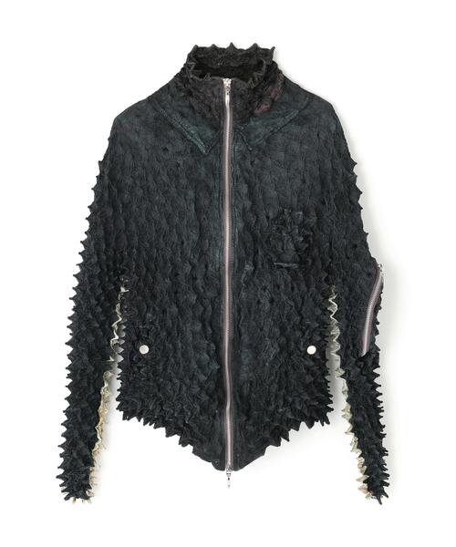 MASU(エムエーエスユー)の「MASU/エムエーエスユー/SPIKY FLIGHT JACKET/M26U6BL002(その他アウター・メンズ・ブラック/モスグリーン・48)」の6枚目の写真