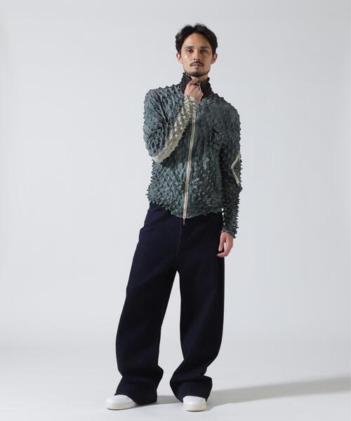 MASU(エムエーエスユー)の「MASU/エムエーエスユー/SPIKY FLIGHT JACKET/M26U6BL002(その他アウター・メンズ・ブラック/モスグリーン・48)」の11枚目の写真