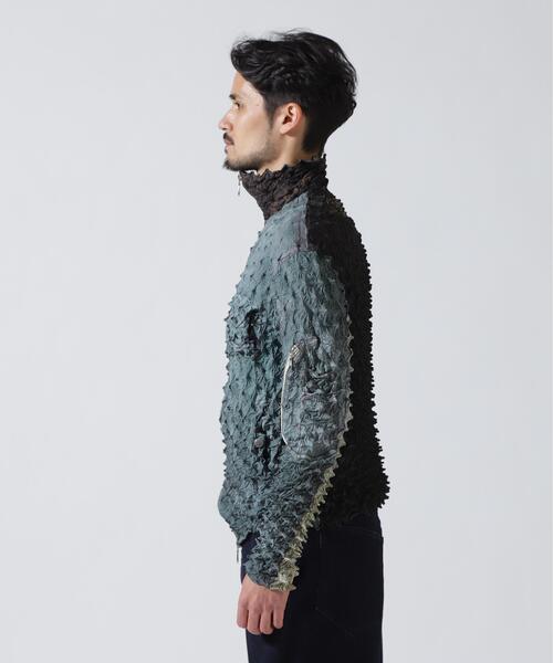 MASU(エムエーエスユー)の「MASU/エムエーエスユー/SPIKY FLIGHT JACKET/M26U6BL002(その他アウター・メンズ・ブラック/モスグリーン・48)」の12枚目の写真