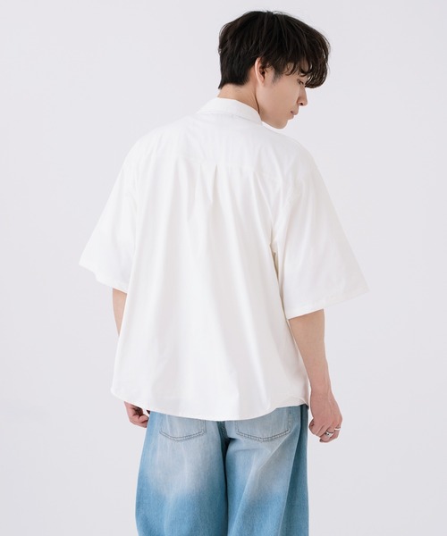 improves(インプローブス)の「マルチファンクション シスキー ビッグシルエット 半袖シャツ(シャツ/ブラウス・メンズ・カーキ/チャコール/ブラック/ベージュ/ホワイト・X-LARGE/LARGE/MEDIUM)」の9枚目の写真