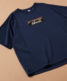 NANGA/ナンガ エコハイブリッド ボックスロゴ ルーズフィット Tシャツ / ECO HYBRID BOX LOGO LOOSE FIT TEE/ユニセックス対応/フリーサイズ