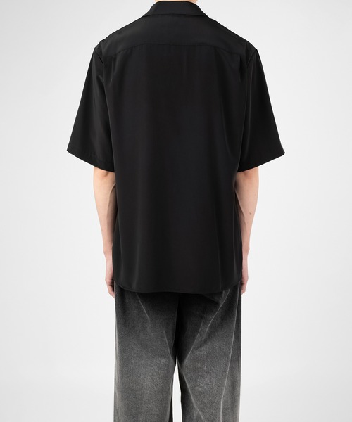 LAD MUSICIAN（ラッドミュージシャン）の「DECHINE OPEN COLLAR SHORT SLEEVE SHIRT（シャツ/ブラウス・メンズ・ブラック・42/46/44）」の4枚目の写真
