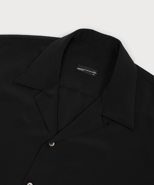 LAD MUSICIAN（ラッドミュージシャン）の「DECHINE OPEN COLLAR SHORT SLEEVE SHIRT（シャツ/ブラウス・メンズ・ブラック・42/46/44）」の5枚目の写真