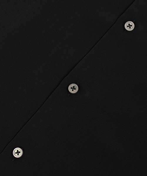 LAD MUSICIAN（ラッドミュージシャン）の「DECHINE OPEN COLLAR SHORT SLEEVE SHIRT（シャツ/ブラウス・メンズ・ブラック・42/46/44）」の6枚目の写真