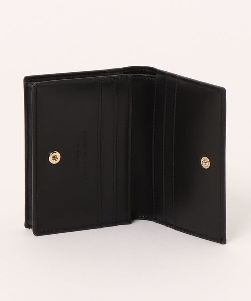 STELLA McCARTNEY(ステラマッカートニー)の「Logo Bi-Fold Wallet / ロゴ バイフォールド ウォレット(財布・レディース・ブラック/ベージュ・ONE SIZE)」の4枚目の写真