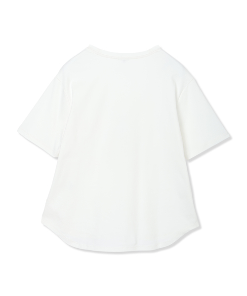 Petit Honfleur(プチオンフルール)の「配色フルーツTシャツ【オーガニックコットンブレンド・UVカット・接触冷感】(Tシャツ/カットソー・レディース・グレー/ホワイト/ベージュ・M/L)」の12枚目の写真