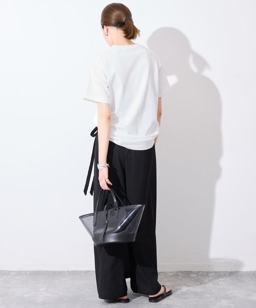 SLOBE IENA(スローブイエナ)の「Le Mares フォトTEE(Tシャツ/カットソー・レディース・ブラック/ホワイト/サックスブルー・FREE)」の7枚目の写真
