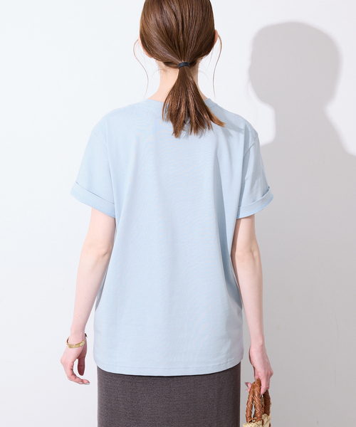 SLOBE IENA(スローブイエナ)の「Le Mares フォトTEE(Tシャツ/カットソー・レディース・ブラック/ホワイト/サックスブルー・FREE)」の19枚目の写真