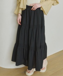 OLUN�i�I�����j�́utiered flare skirt/�e�B�A�[�h�t���A�X�J�[�g�i�X�J�[�g�j�v