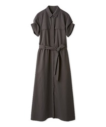 シャツナローワンピース