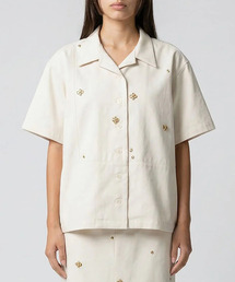 muller of yoshiokubo（ミュラーオブヨシオクボ）の「muller of yoshiokubo ミュラーオブヨシオクボ / METAL BEANS SHIRTS メタルビーンズシャツ / MLS26213SP（シャツ/ブラウス）」