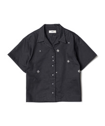 muller of yoshiokubo（ミュラーオブヨシオクボ）の「muller of yoshiokubo ミュラーオブヨシオクボ / METAL BEANS SHIRTS メタルビーンズシャツ / MLS26213SP（シャツ/ブラウス）」