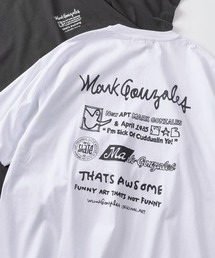【90】【Mark Gonzales/マークゴンザレス】バリエーション豊富な全12柄展開!グラフィックプリント アソート クルーネックTシャツ/バックプリント/ワンポイント/発泡プリント/サガラ刺繍