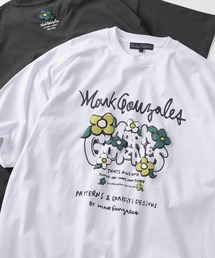 【90】【Mark Gonzales/マークゴンザレス】バリエーション豊富な全12柄展開!グラフィックプリント アソート クルーネックTシャツ/バックプリント/ワンポイント/発泡プリント/サガラ刺繍