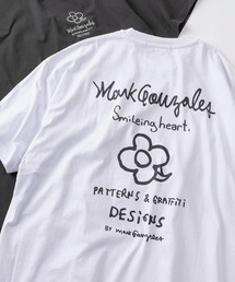 【90】【Mark Gonzales/マークゴンザレス】バリエーション豊富な全12柄展開!グラフィックプリント アソート クルーネックTシャツ/バックプリント/ワンポイント/発泡プリント/サガラ刺繍