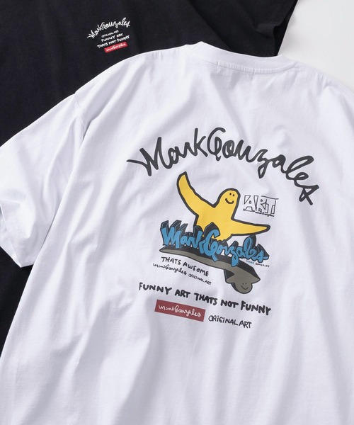 Mark Gonzales(マーク・ゴンザレス)の「【90】【Mark Gonzales/マークゴンザレス】バリエーション豊富な全12柄展開!グラフィックプリント アソート クルーネックTシャツ/バックプリント/ワンポイント/発泡プリント/サガラ刺繍(Tシャツ/カットソー・メンズ・グレー系3/ホワイト系1/ホワイト系8/ホワイト系7/ホワイト/ブラック系/ホワイト系9/ホワイト系/グレー系1/ブラック系3/ブラック系1/ホワイト系6/ホワイト系4/ホワイト系その他/グレー系/ブラック系4/ブラック系2/ホワイト系5/ホワイト系3/グレー系4/グレー系2/ブラック系6/ブラック系5/ホワイト系2・XL/L/M)」の9枚目の写真
