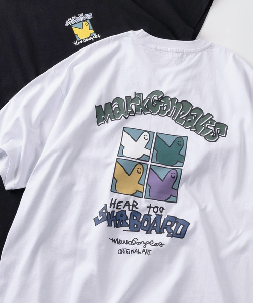 Mark Gonzales(マーク・ゴンザレス)の「【90】【Mark Gonzales/マークゴンザレス】バリエーション豊富な全12柄展開!グラフィックプリント アソート クルーネックTシャツ/バックプリント/ワンポイント/発泡プリント/サガラ刺繍(Tシャツ/カットソー・メンズ・グレー系3/ホワイト系1/ホワイト系8/ホワイト系7/ホワイト/ブラック系/ホワイト系9/ホワイト系/グレー系1/ブラック系3/ブラック系1/ホワイト系6/ホワイト系4/ホワイト系その他/グレー系/ブラック系4/ブラック系2/ホワイト系5/ホワイト系3/グレー系4/グレー系2/ブラック系6/ブラック系5/ホワイト系2・XL/L/M)」の11枚目の写真