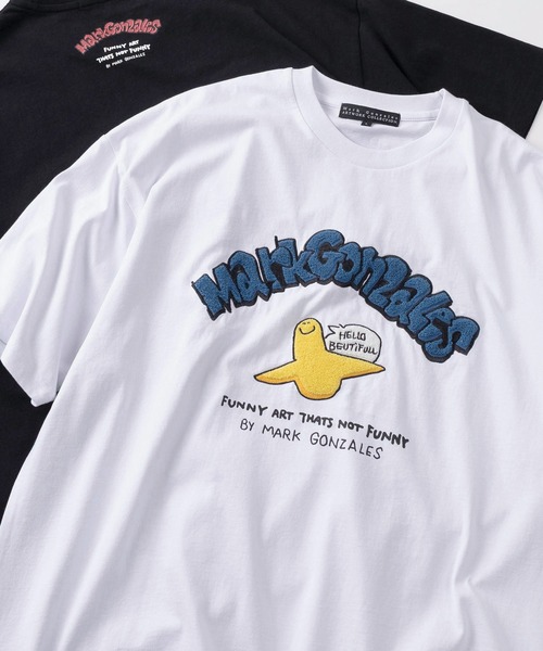 Mark Gonzales(マーク・ゴンザレス)の「【90】【Mark Gonzales/マークゴンザレス】バリエーション豊富な全12柄展開!グラフィックプリント アソート クルーネックTシャツ/バックプリント/ワンポイント/発泡プリント/サガラ刺繍(Tシャツ/カットソー・メンズ・グレー系3/ホワイト系1/ホワイト系8/ホワイト系7/ホワイト/ブラック系/ホワイト系9/ホワイト系/グレー系1/ブラック系3/ブラック系1/ホワイト系6/ホワイト系4/ホワイト系その他/グレー系/ブラック系4/ブラック系2/ホワイト系5/ホワイト系3/グレー系4/グレー系2/ブラック系6/ブラック系5/ホワイト系2・XL/L/M)」の13枚目の写真