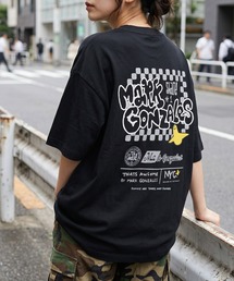 【90】【Mark Gonzales/マークゴンザレス】バリエーション豊富な全12柄展開!グラフィックプリント アソート クルーネックTシャツ/バックプリント/ワンポイント/発泡プリント/サガラ刺繍
