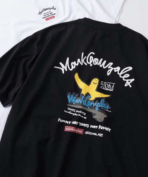 Mark Gonzales(マーク・ゴンザレス)の「【90】【Mark Gonzales/マークゴンザレス】バリエーション豊富な全12柄展開!グラフィックプリント アソート クルーネックTシャツ/バックプリント/ワンポイント/発泡プリント/サガラ刺繍(Tシャツ/カットソー・メンズ・グレー系3/ホワイト系1/ホワイト系8/ホワイト系7/ホワイト/ブラック系/ホワイト系9/ホワイト系/グレー系1/ブラック系3/ブラック系1/ホワイト系6/ホワイト系4/ホワイト系その他/グレー系/ブラック系4/ブラック系2/ホワイト系5/ホワイト系3/グレー系4/グレー系2/ブラック系6/ブラック系5/ホワイト系2・XL/L/M)」の16枚目の写真