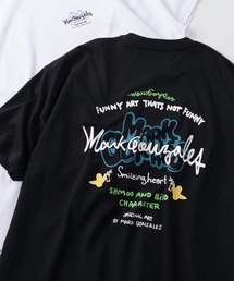【90】【Mark Gonzales/マークゴンザレス】バリエーション豊富な全12柄展開!グラフィックプリント アソート クルーネックTシャツ/バックプリント/ワンポイント/発泡プリント/サガラ刺繍