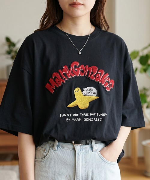 Mark Gonzales(マーク・ゴンザレス)の「【90】【Mark Gonzales/マークゴンザレス】バリエーション豊富な全12柄展開!グラフィックプリント アソート クルーネックTシャツ/バックプリント/ワンポイント/発泡プリント/サガラ刺繍(Tシャツ/カットソー・メンズ・グレー系3/ホワイト系1/ホワイト系8/ホワイト系7/ホワイト/ブラック系/ホワイト系9/ホワイト系/グレー系1/ブラック系3/ブラック系1/ホワイト系6/ホワイト系4/ホワイト系その他/グレー系/ブラック系4/ブラック系2/ホワイト系5/ホワイト系3/グレー系4/グレー系2/ブラック系6/ブラック系5/ホワイト系2・XL/L/M)」の20枚目の写真