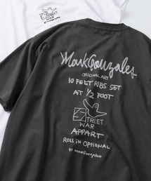 【90】【Mark Gonzales/マークゴンザレス】バリエーション豊富な全12柄展開！グラフィックプリント アソート クルーネックTシャツ/バックプリント/ワンポイント/発泡プリント/サガラ刺繍