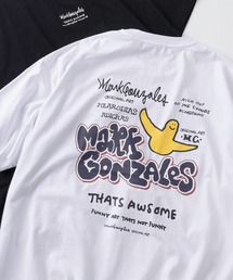 【90】【Mark Gonzales/マークゴンザレス】バリエーション豊富な全12柄展開!グラフィックプリント アソート クルーネックTシャツ/バックプリント/ワンポイント/発泡プリント/サガラ刺繍