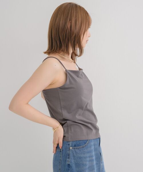 RETRO GIRL(レトロガール)の「【接触冷感】カップ付キャミソール(Tシャツ/カットソー・レディース・ホワイト系その他/グリーン/ブラック/オフホワイト/チャコールグレー・FREE)」の18枚目の写真