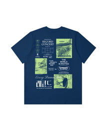 Kompakt Record Bar（コンパクトレコードバー）の「2026 Poster T-shirts - Navy（Tシャツ/カットソー）」