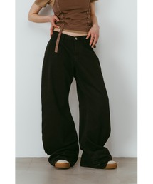 Knuth Marf | draped denim pants(unisex)(デニムパンツ)