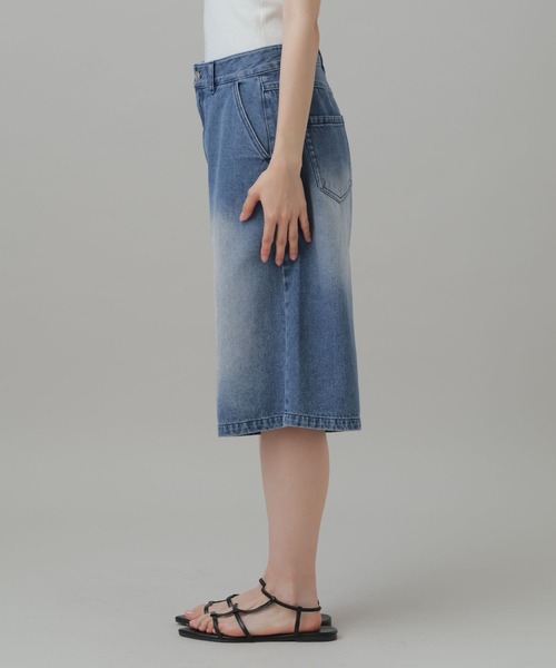 LAKOLE(ラコレ)の「デニムハーフパンツ / 747948(デニムパンツ・レディース・ブラック/インディゴブルー・MEDIUM/LARGE)」の6枚目の写真
